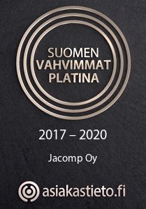 Suomen vahvimmat platina 2017-2020 Jacomp Oy Asiakastieto